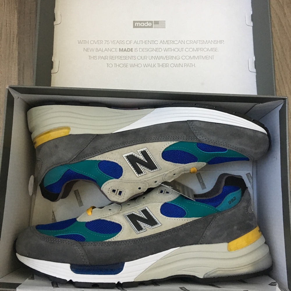 New balance 992 “Color Block” brand new size 12
